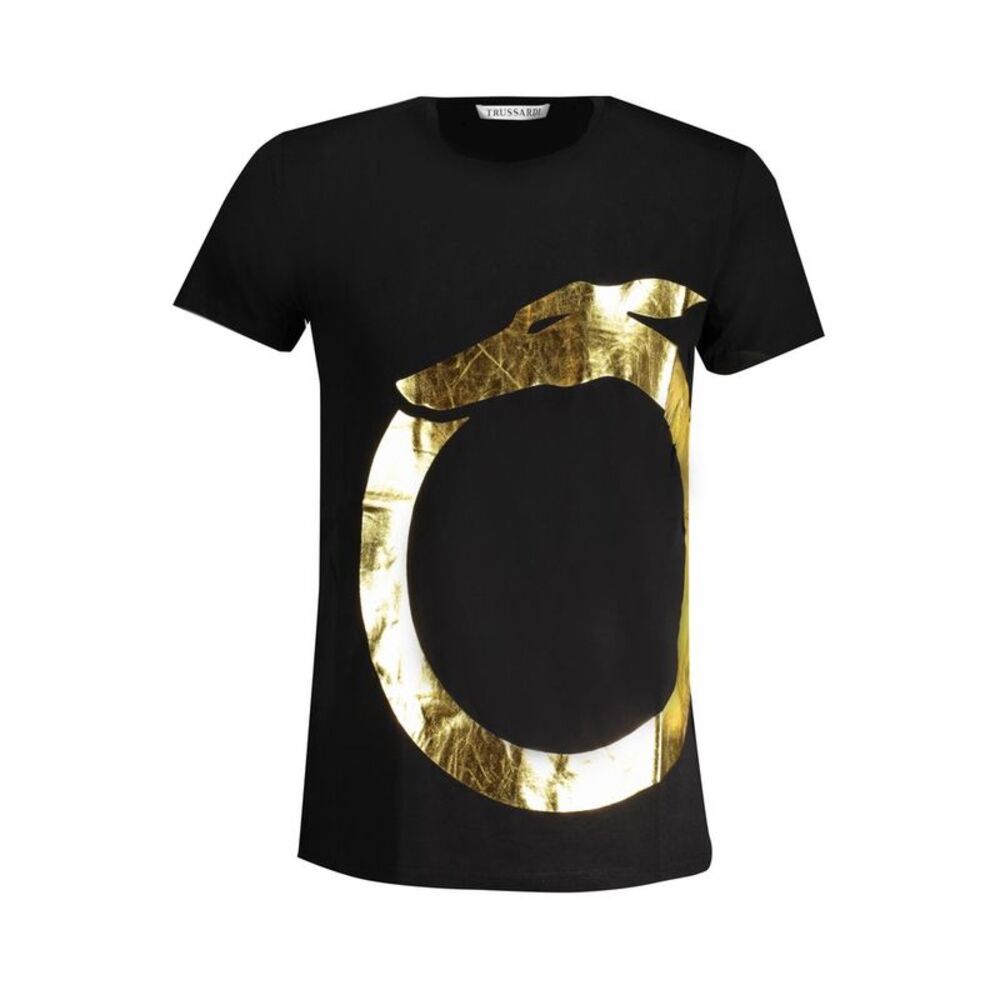 Trussardi Black Cotton Men's Men's T-Shirt